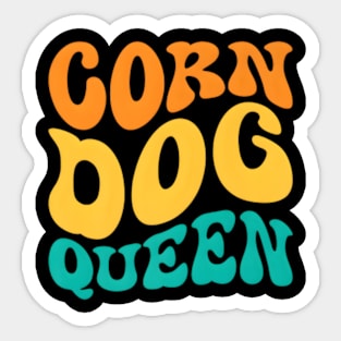 Corn Dog Queen Sticker